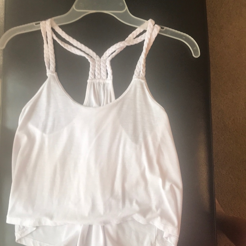 White crop top